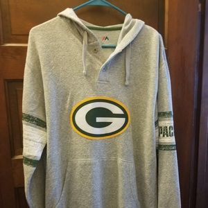 Hooded NFL Green Bay Packers Sweatshirt Size M